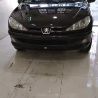 پژو ۲۰۶تیپ۲کم کار واقعی مشکی متالیک
