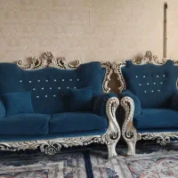 مبل راحتی هفت نفره تمیز بدون شکستگی