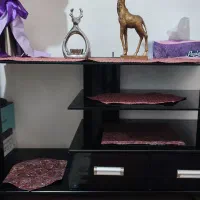 میز تلویزیون شیشه ای