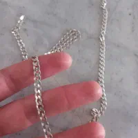 زنجیر نقره ایتالیایی