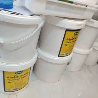 سطل 10کیلویی و دبه12و30و16کیلو تمیز