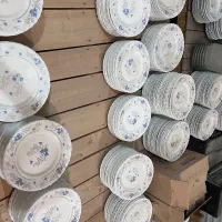 بشقاب غذا خوردی ارکوپال گل آبی مدل رمانتیک