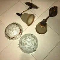 دیوار کوب و لوستر سقفی ۴ عدد