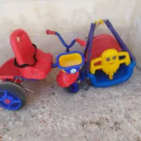 ست سه چرخه و تاب کودک