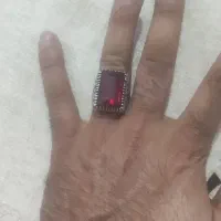 انگشتر نقره یاقوت
