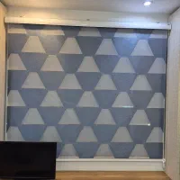 پرده زبرا طرح دار