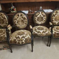 سرویس مبل و میز ناهار خوری استیل|مبلمان خانگی و میز عسلی|تهران, ونک|دیوار