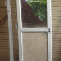 2عدد درب آلومینیومی بهمراه چهار چوب و آینه