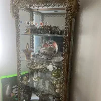 بوفه و ساعت طرح برنز ست