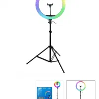 رینگ‌لایت حرفه‌ای RGB(فول امکانات)