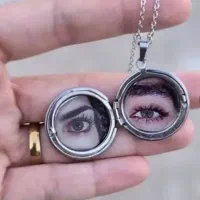 آویز موی یار تسبیح و عکس چشم