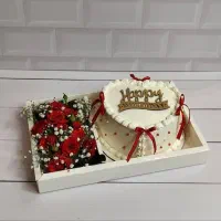 باکس گل و کیک