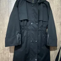 بارانی کلاه دار مشکی