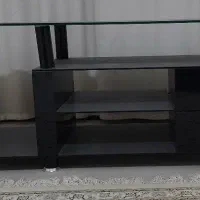 میز تلویزیون شیشه ایی