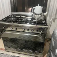 گاز فر سینجر اصلی پنج شعله استیل آینه ای