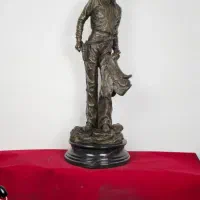 مجسمه برنز کابوی ۱متری برنزی