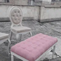 فروش دو عدد صندلی  و یک عدد شزلون مبله