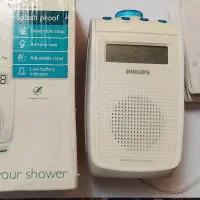 رادیو حمامی فیلیپس(PHILIPS) ضدآب بسیارتمیز