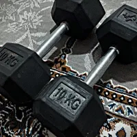 دمبل ۱۰ کیلویی شش ضلعی