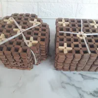 زیر قابلمه بامبو وارداتی و دستمال ۳ تایی