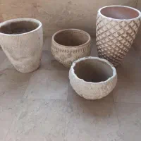 گلدان های بزرگ سفالی بی نظیر