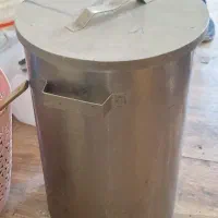 دوعددسطل استیل ویک سطل گالوانیزه
