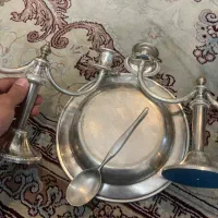 فروش فوری ظرف نقره و انگشتر نقره