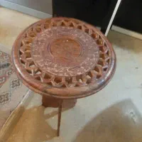میز عسلی هندی برنزکوب آنتیک قدیمی