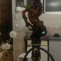 تنه قلیون گردو طرح اسب