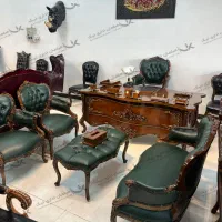 مبلمان اداری دفترکار کتابخانه اداری ست رومیزی