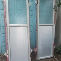 دوعدد درب سرویس نقرای استفاده نشده لاستیک پیچ