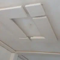 گچ کاری ساختمان.