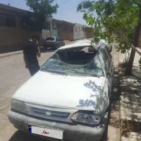 پراید مدل ۹۰تصادفی بدون رنگ