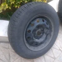یک جفت رینگ ۱۳ تیبا به همراه لاستیک