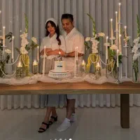جشن تولد بادکنک آرایی  بک گراند میز صندلی باند نور