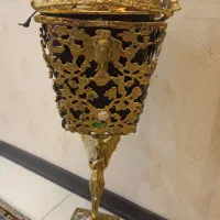 سطل آشغال و جادستمال کاغذی برنز