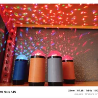 اسپیکر بلوتوثی با نور LED دیسکو