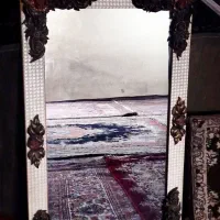 اینه قدی با قاب سالم