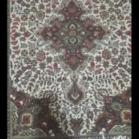 دو عدد فرش  کرمان قلم پشم دست باف