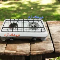 اجاق گاز رومیزی ۳سه ۲دو شعله لعابی دانشجویی روکار