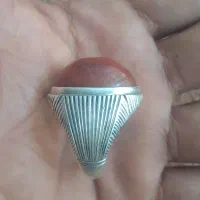 انگشتر دستساز عقیق کهنه پر رمز و راز
