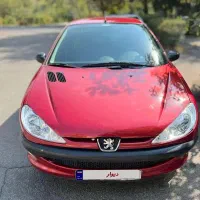 پژو ۲۰۶ مدل ۸۹ قرمز آلبالویی