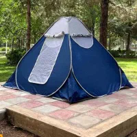 چادر مسافرتی ۴ نفره فنری ضدآب کف ضخیم سنگین