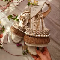 کیف و صندل مکرومه