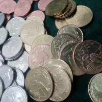 فروش ۱ کیلو سکه خارجی ترکیه  و ۳ کیلو  تمیز بانکی
