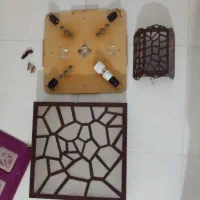 لوستر سقفی چوبی و دیواری