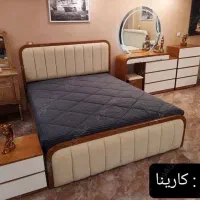 سرویس خواب مدل کارینا طرح بی نظیر/تخت و تشک عطاهوم