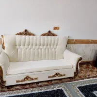 مبل هفت نفره تقریبا نو زیاد استفاده نشده