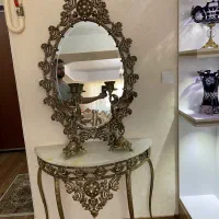 اینه شمعدان برنز