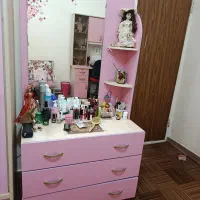 سرویس خواب سه تیکه دخترانه صورتی باربی